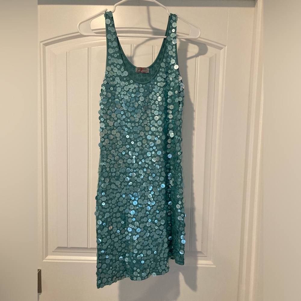 Sparkly mermaid body icon dress